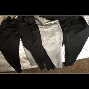 2 Size large H&M maternity joggers and leggings